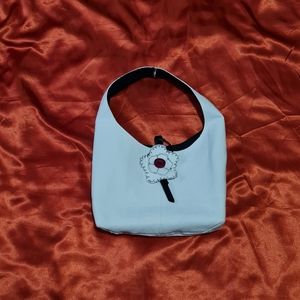 White Flower Bag
